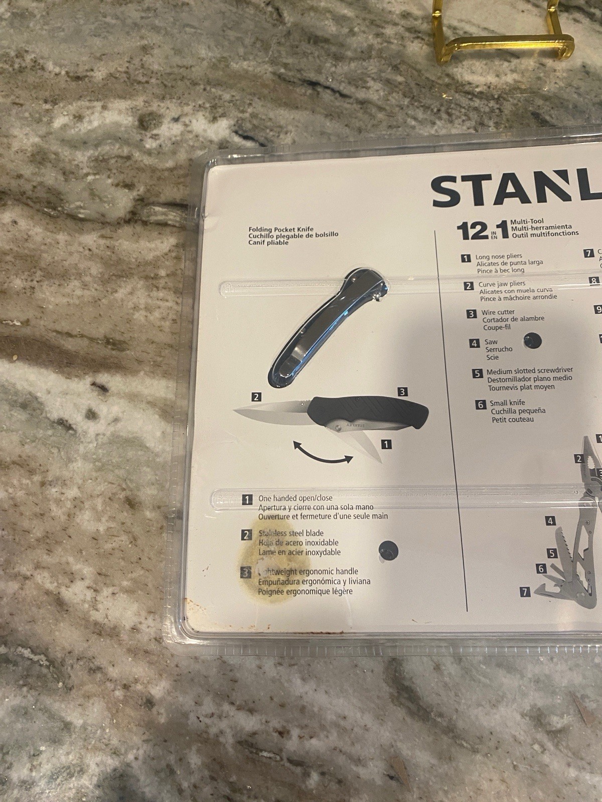 Stanley 3-Piece Multi-Tool, stainless Set. New in packaging