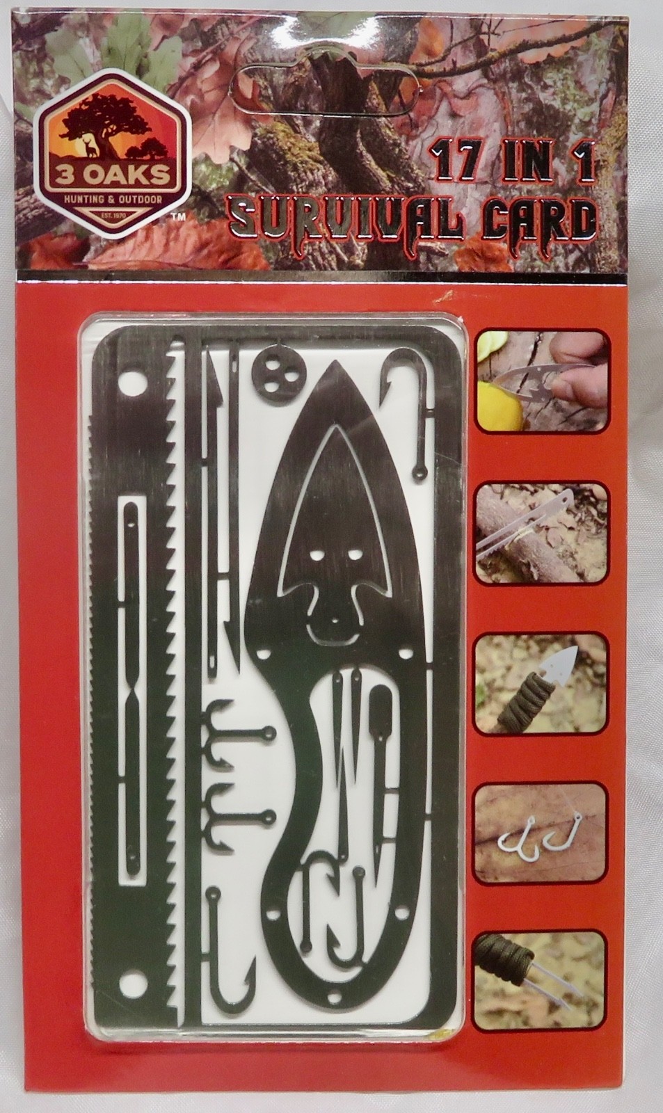 Survival Multitool – 17 In 1 Card Credit Card – SHTF Metal Strong – NEW