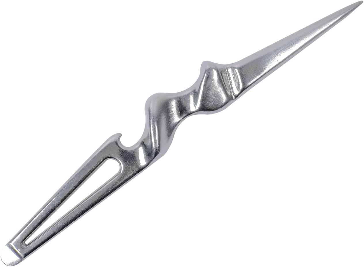 Multi-Purpose 316 Stainless Steel Marlin Spike Tool, Paracord Knotting Tool Beer