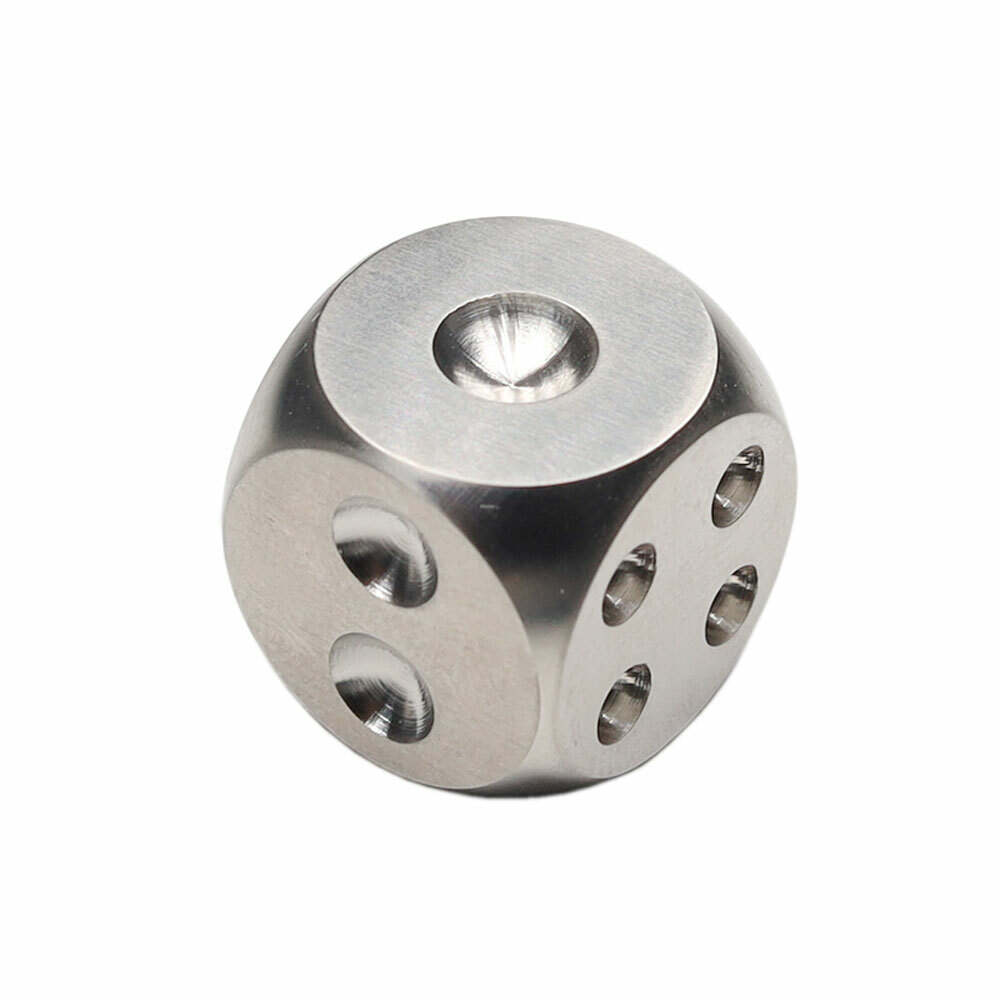 EDC Creative Solid TC4 Titanium Alloy Dice EDC Toy KTV Entertainment Supplies