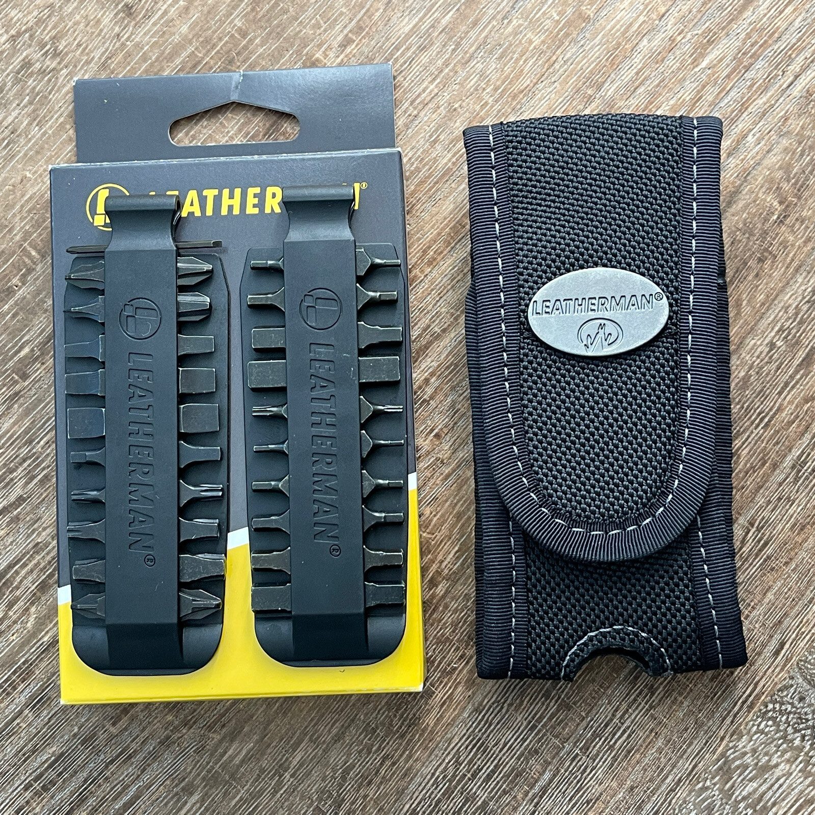 Leatherman Bit Kit for Charge Plus, Wave Plus, Skeletool, Curl, vintage sheath