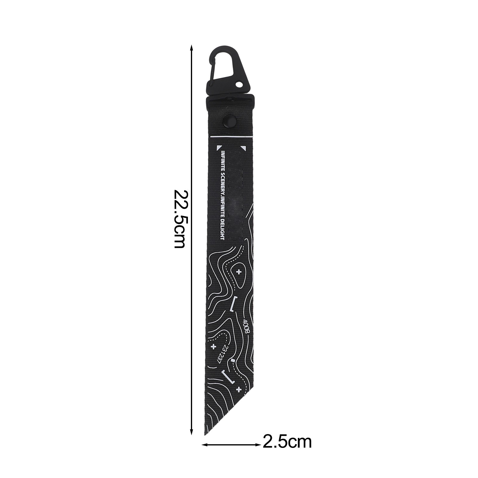 Imitation Nylon Lanyard with Zinc Alloy Buckle Perfect for Outdoor Use
