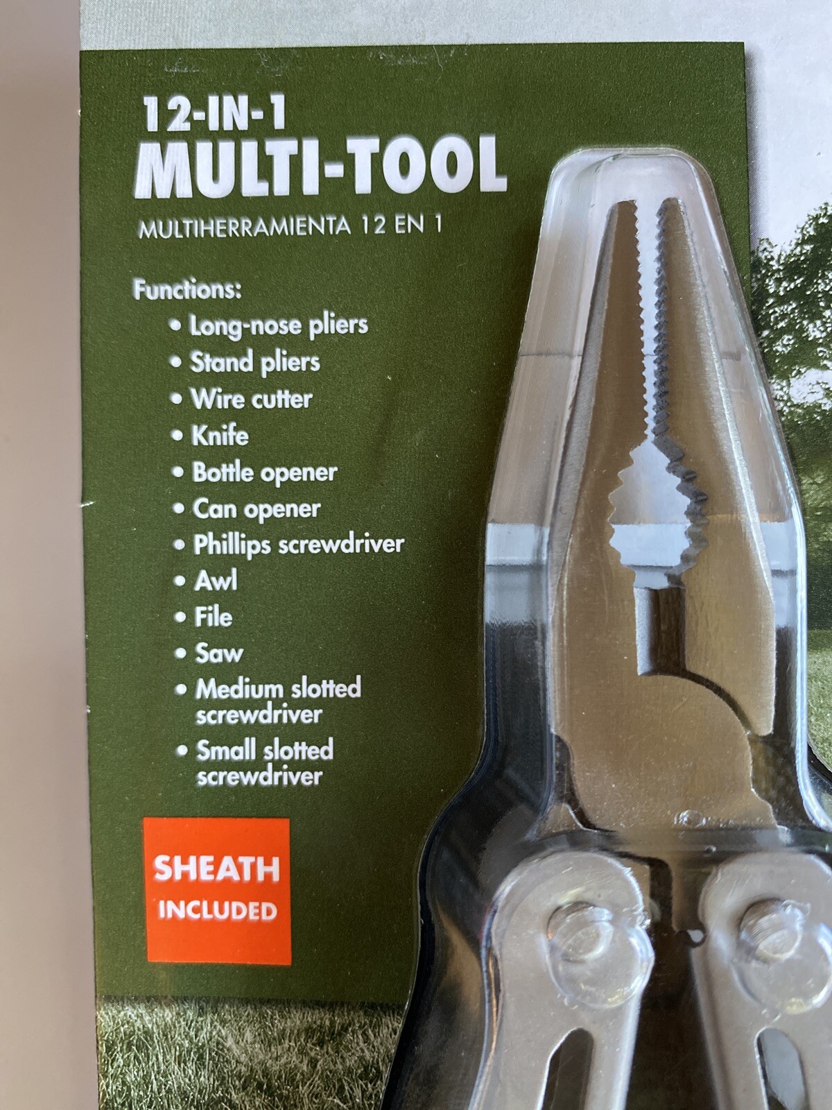 OZARK TRAIL 12-IN-1 MULTI- TOOL SHEATH INCLUDED BRAND NEW! FACTORY SEALED!
