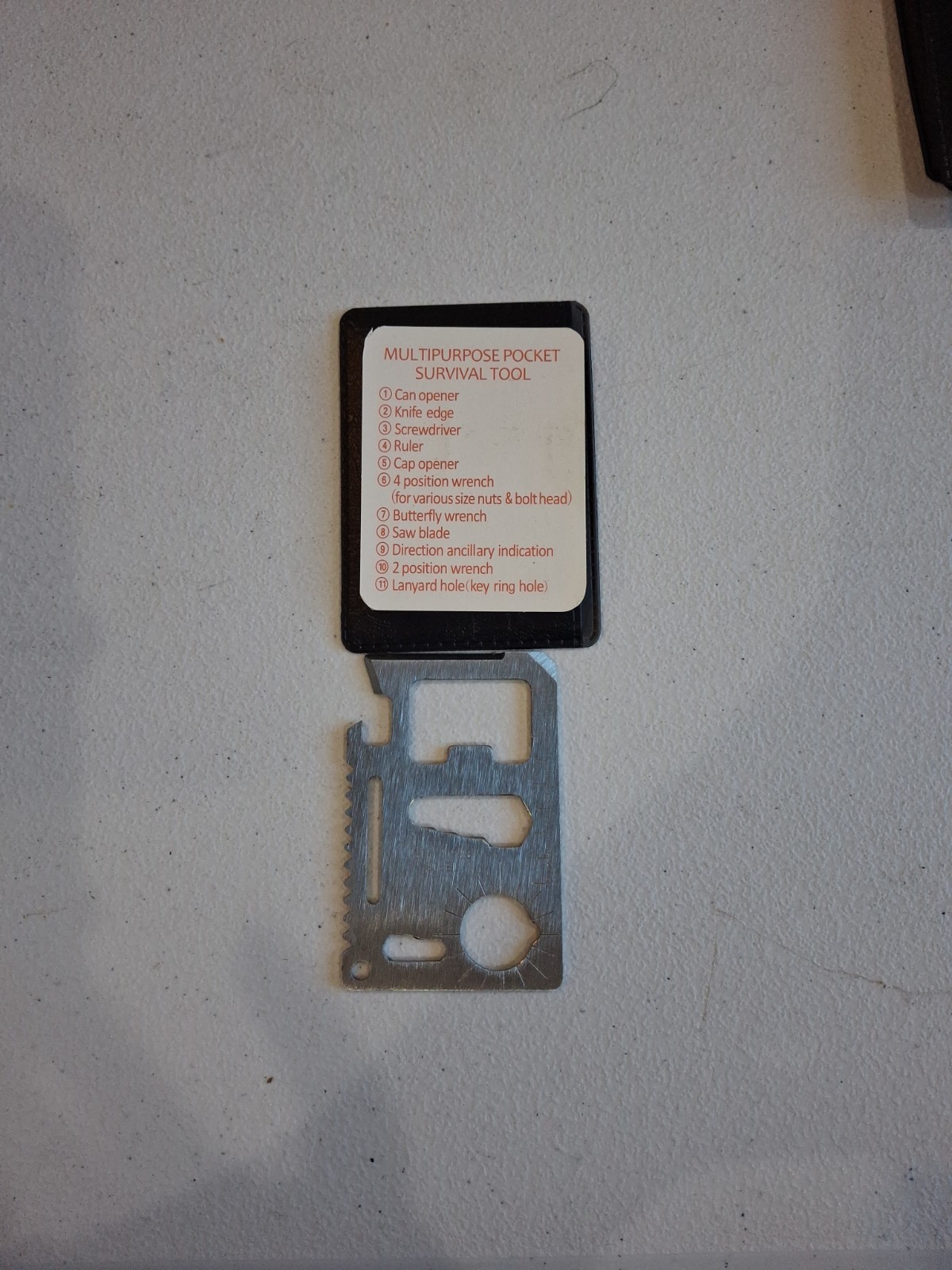 Multipurpose Pocket Survival Tool