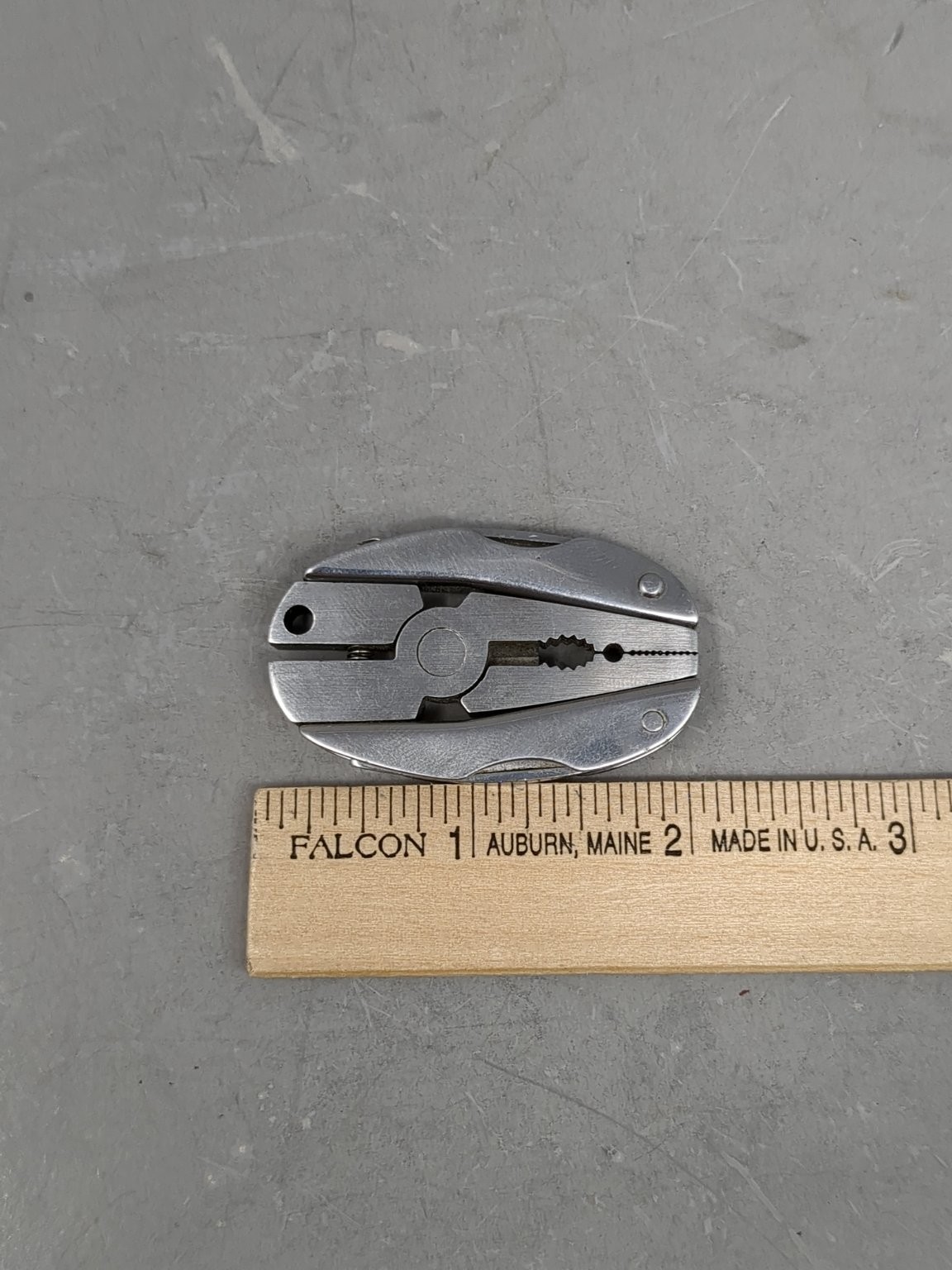 Mini Stainless Steel Multi-Tool Pliers Compact Camping Hiking Tool