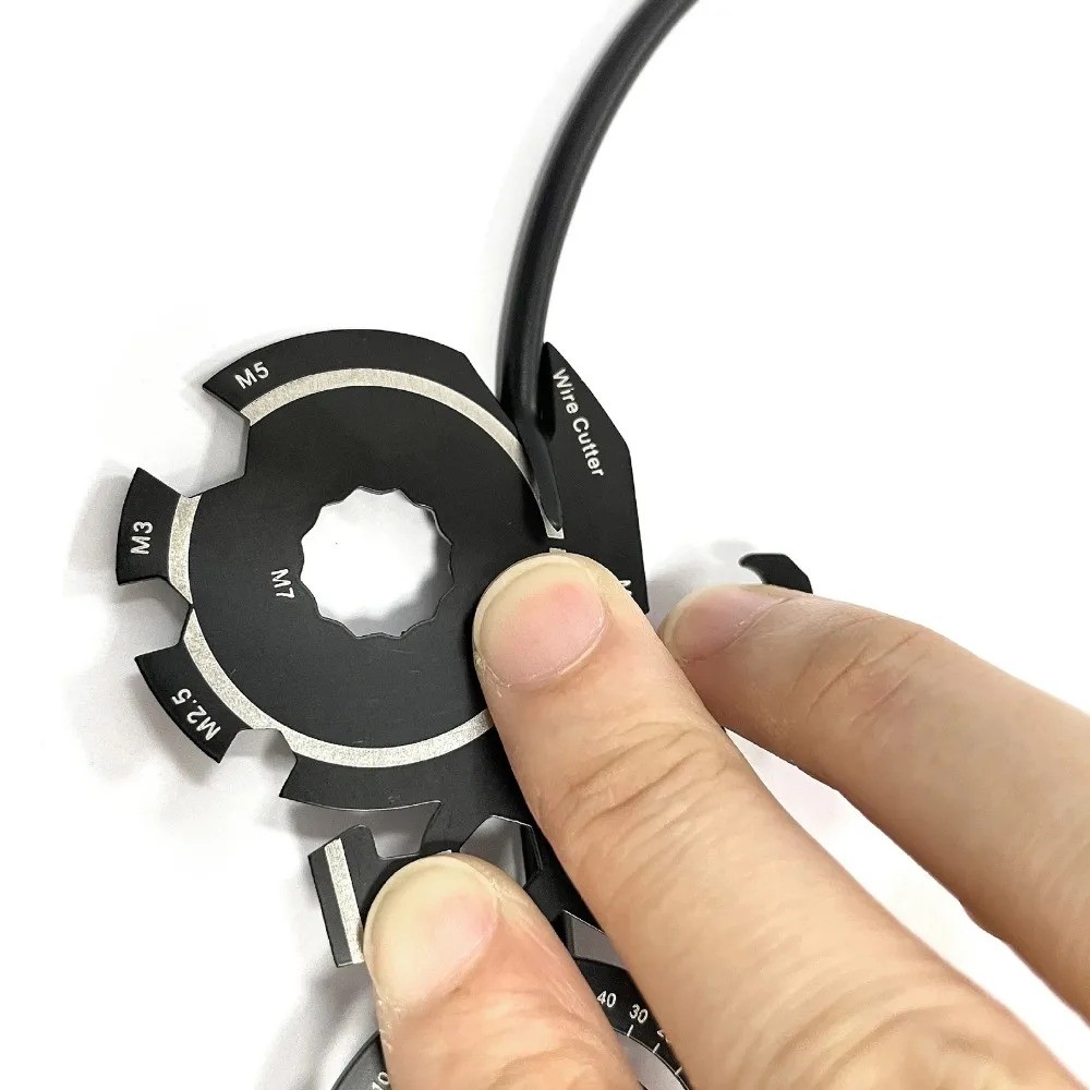 20 In 1 Bicycle Multitool Card Survival Gadgets Keychain Utility Pocket Tool