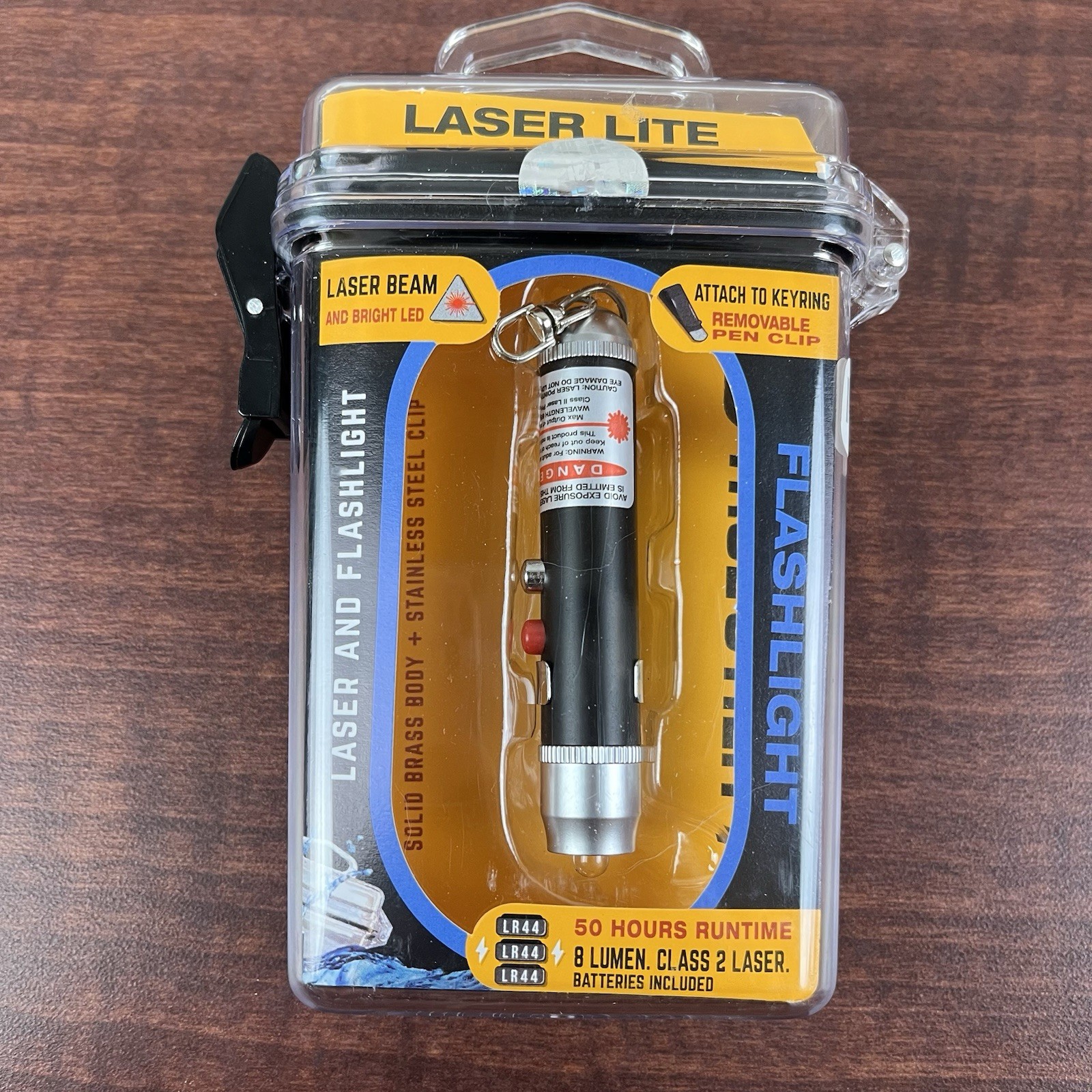 True Utility Laser Lite LED Flashlight and Laser Keychain With Case TU211