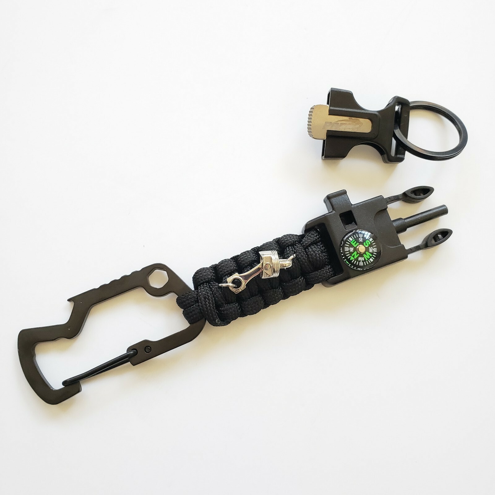 PREMIUM LIFE SAVING JEEP KEY CHAIN FOR CAMPING GEAR PARACORD & SURVIVAL