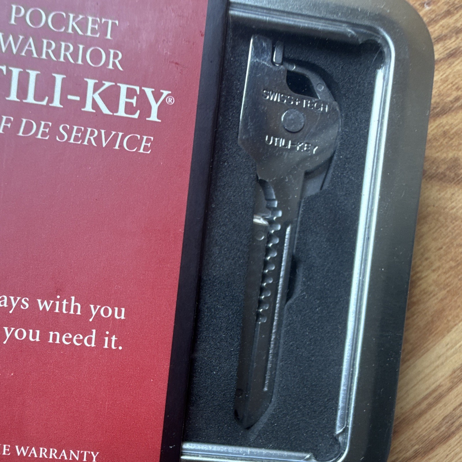 Utili-Key Pocket Warrior 6-Tool Stainless Multi-Tool w/ Bottle Opener Lanyard