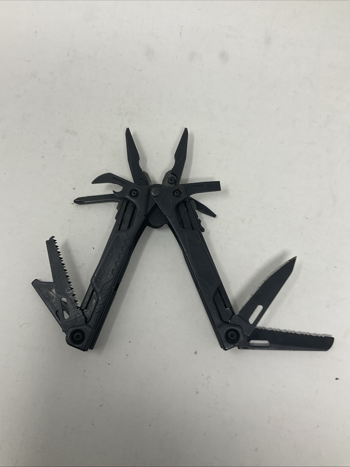Used Leatherman OHT Black Multi-Tool Knife Discontinued! WITH SHEATH!