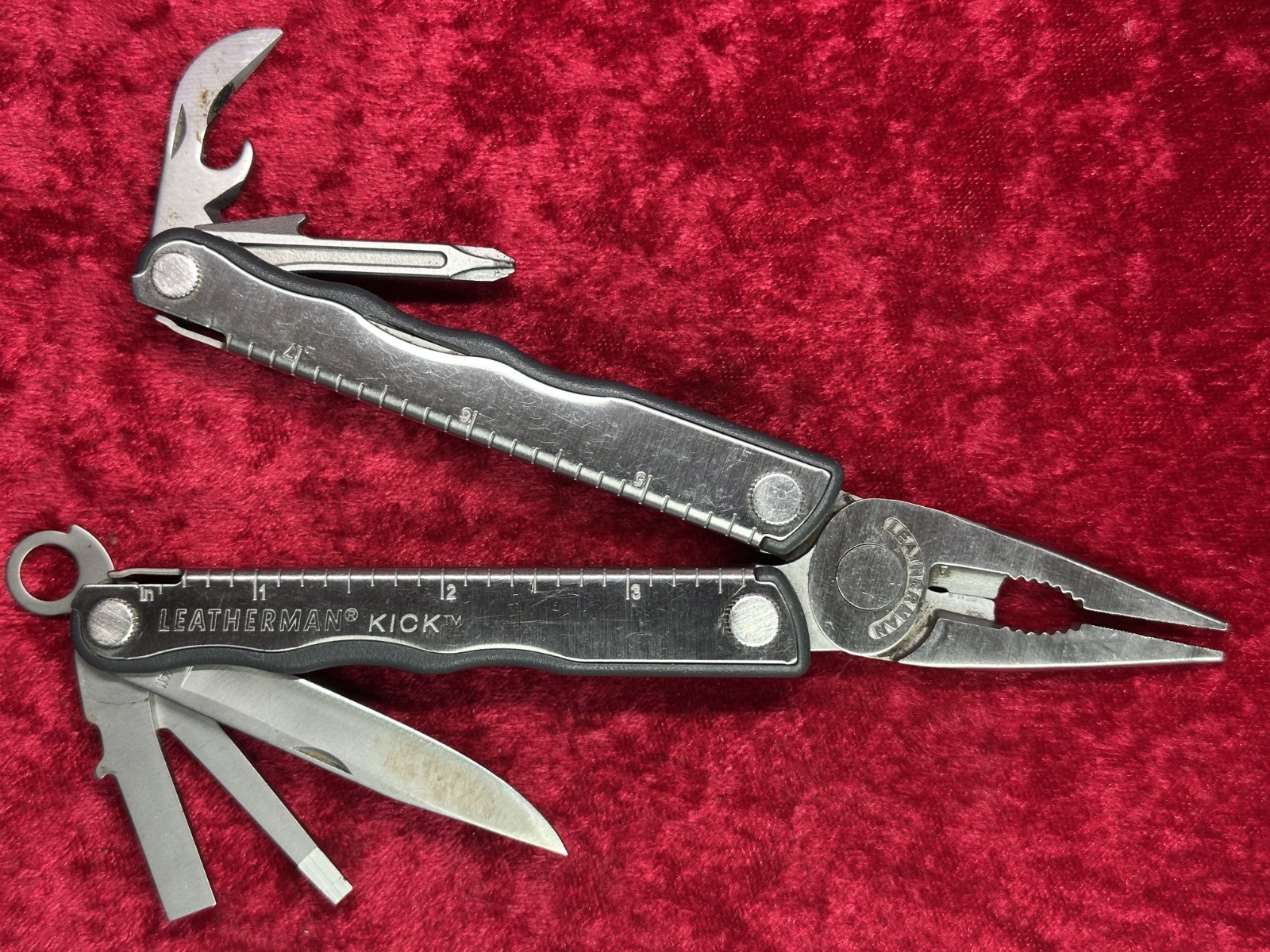 Leatherman Kick Stainless Steel 8 Tool Multi-Tool Retired Random Pick Used (360)