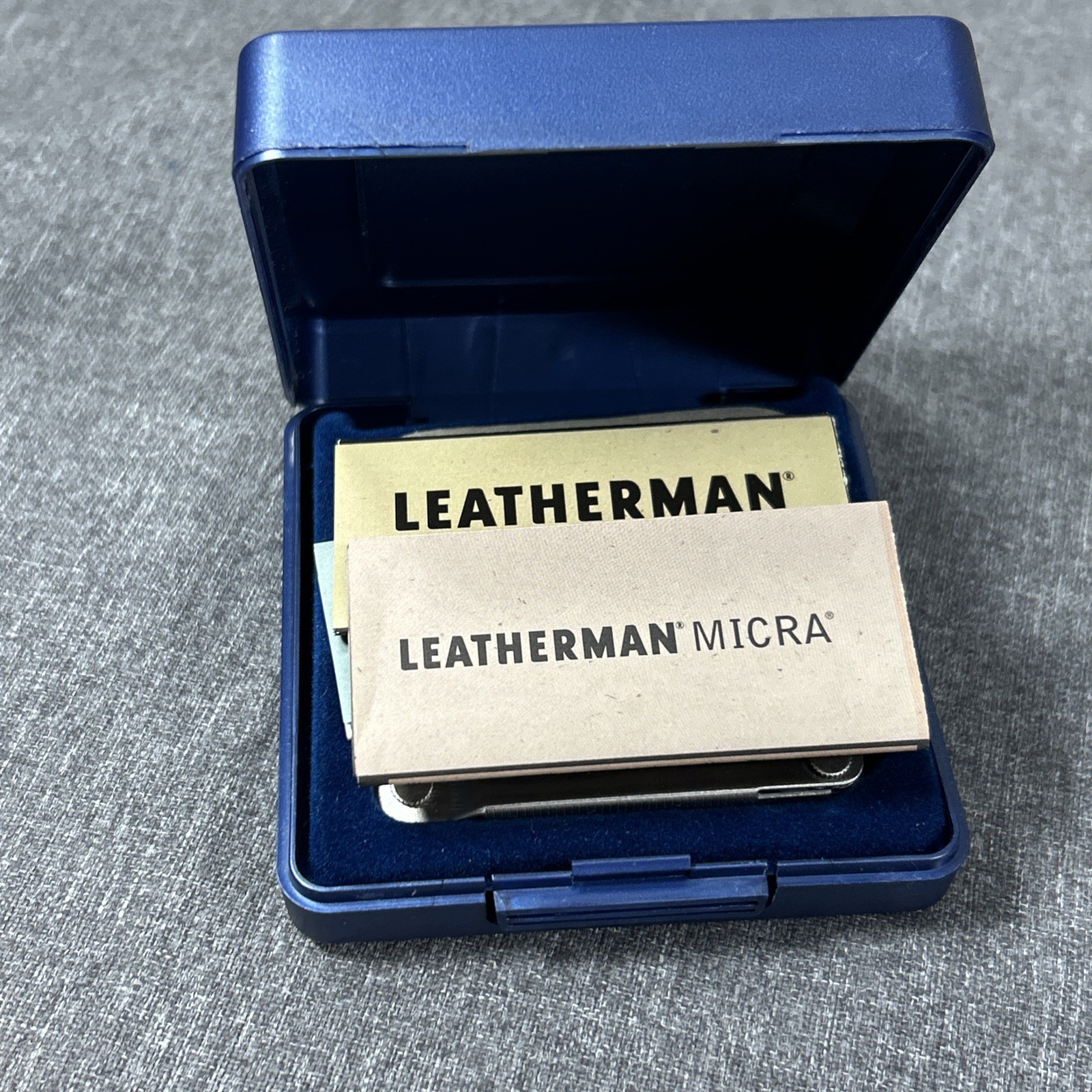 Leatherman Micra Special Edition Multi Tool Condition Original Box Registration