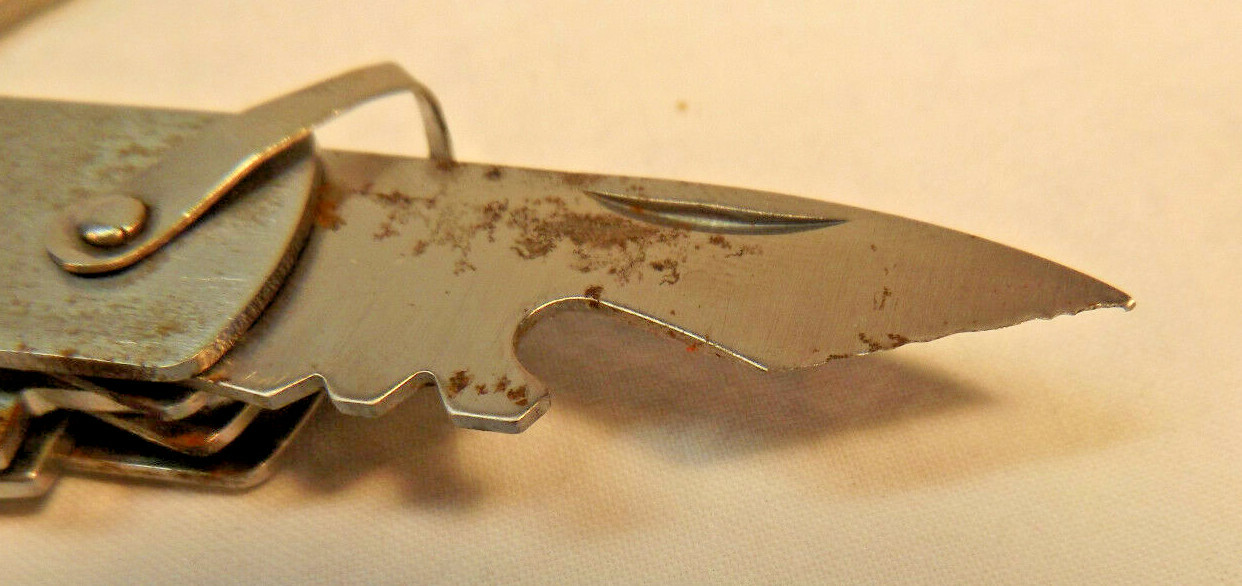 BARLOW MULTI TOOL w PLIERS Advertising SUPELCO Stainless Steel w SHEATH
