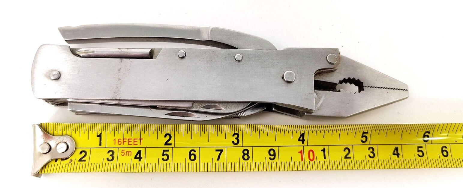 Multi Tool All Purpose Pliers Knife w/ Blades, Opener, Scissors and Screwdrivers