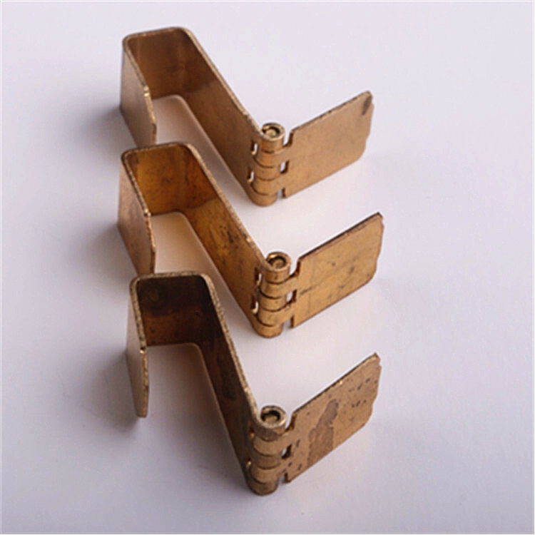 2PCs. Shell Hinge for ZORRO & ZIPPO Copper / No Plating 3.3*0.9*0.8 CM