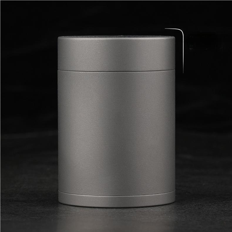 Pure Titanium Waterproof Pill Case Box Container Medicine Holer Storage Can EDC