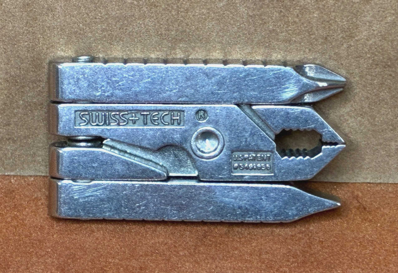 SWISS + TECH Micro Tech Stainless Multi Tool Pliers Screwdrivers ~ EXC Condition