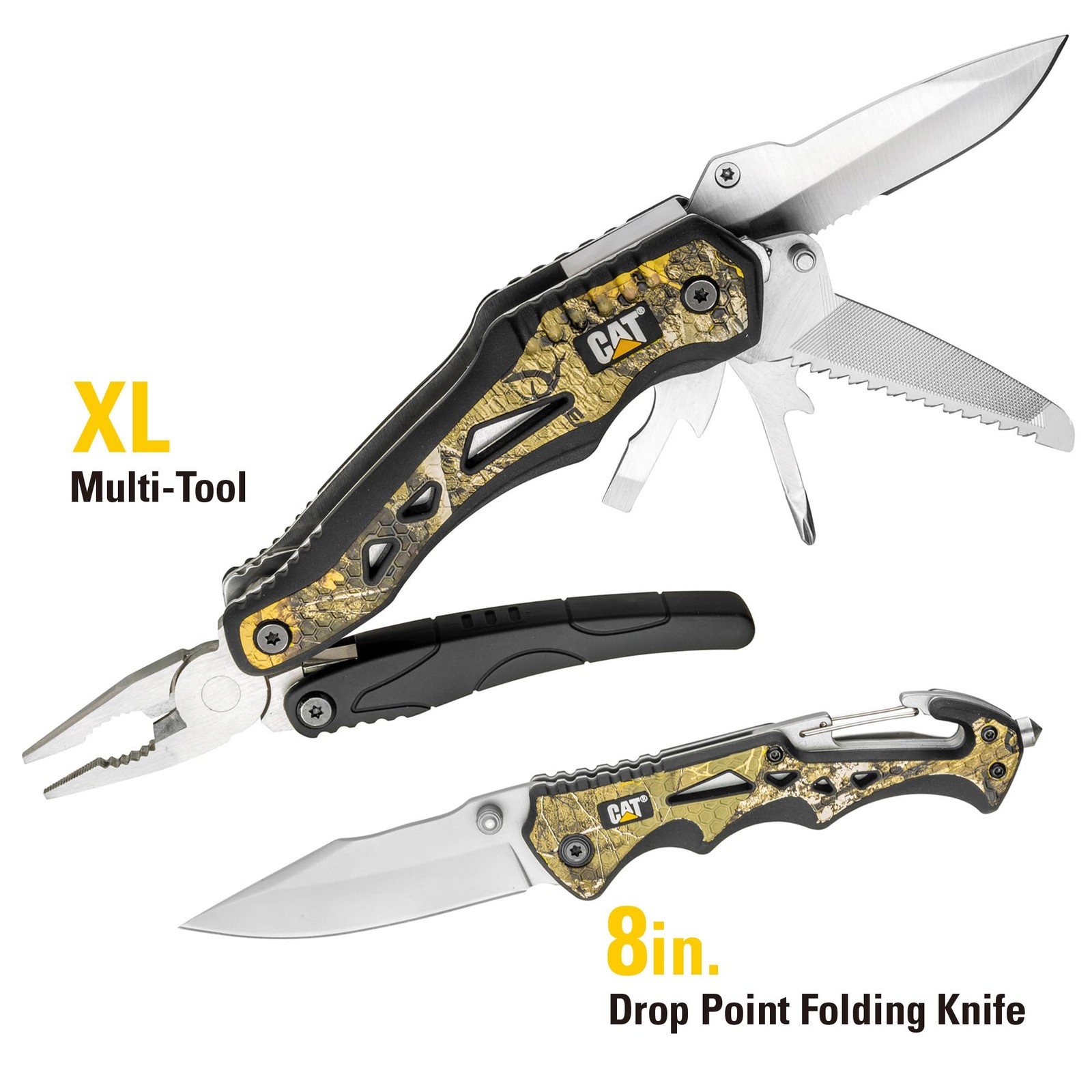 2 Piece Multi-Tool and Knife Gift Box Set with Real Tree Camo – 240358