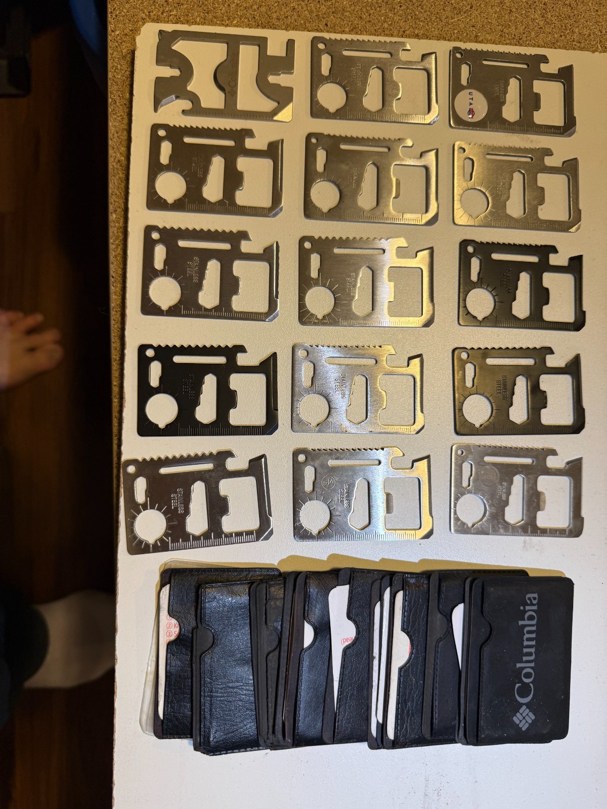 15 MULTIPURPOSE POCKET SURVIVAL TOOLS 4-716-B1-2-10 $5 OBO