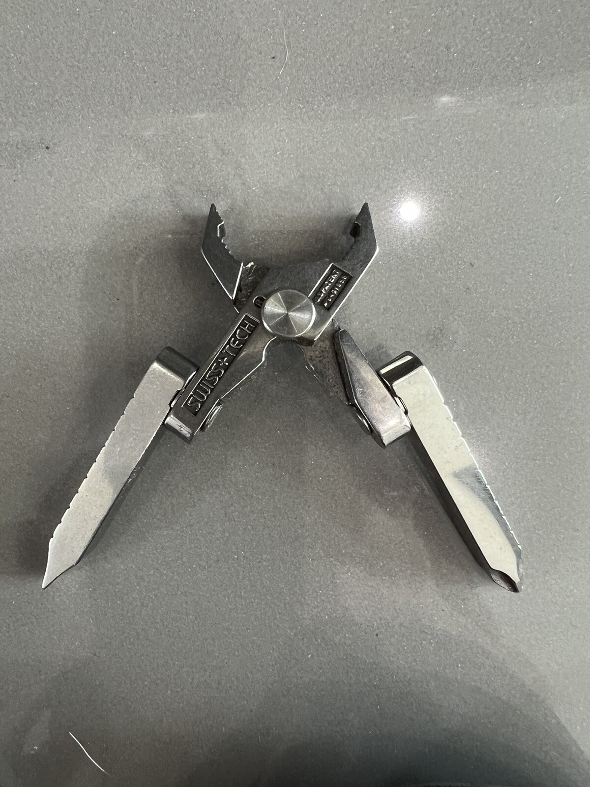 Swiss Tech Folding Compact Pliers & Screwdrivers Pocket Size Outdoors 2” Long
