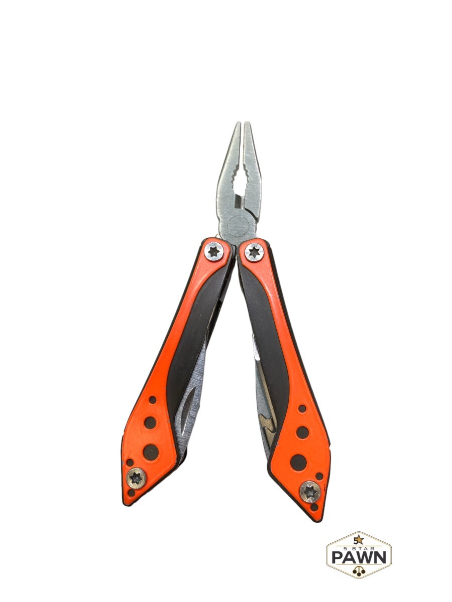 Blaze Orange Cabelas Budget EDC Folding Pocket Knife Multi-Tool Scis (FVS027774)