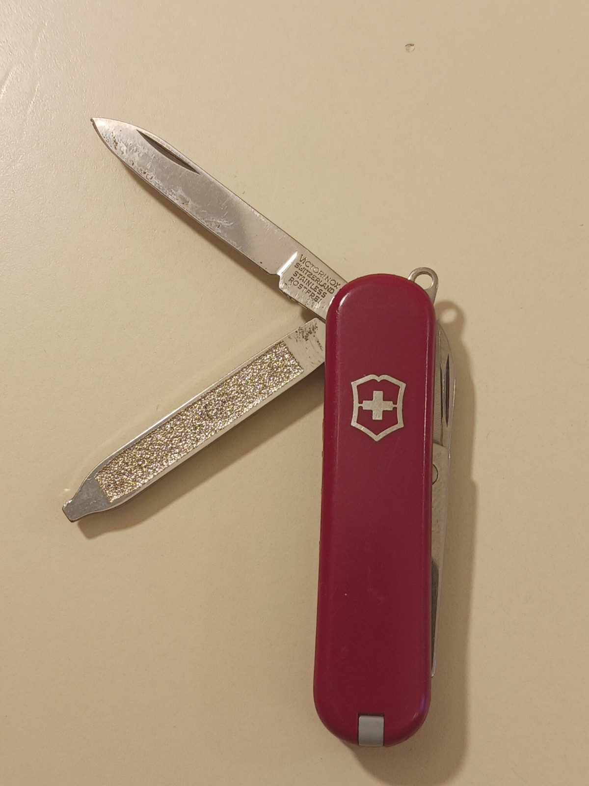 Victorinox 58mm Classic SD Swiss Army Pocket Knife Red Mini Keychain Multi-Tool