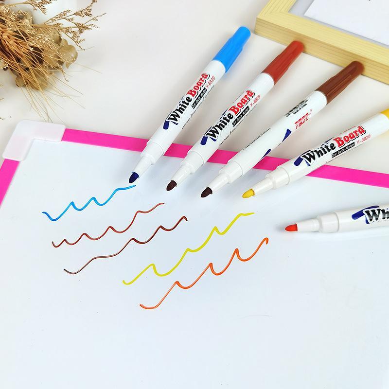 Water Floating Pens with Spoon, Magical Ink Art Set for Kids, Graffiti Drawing C