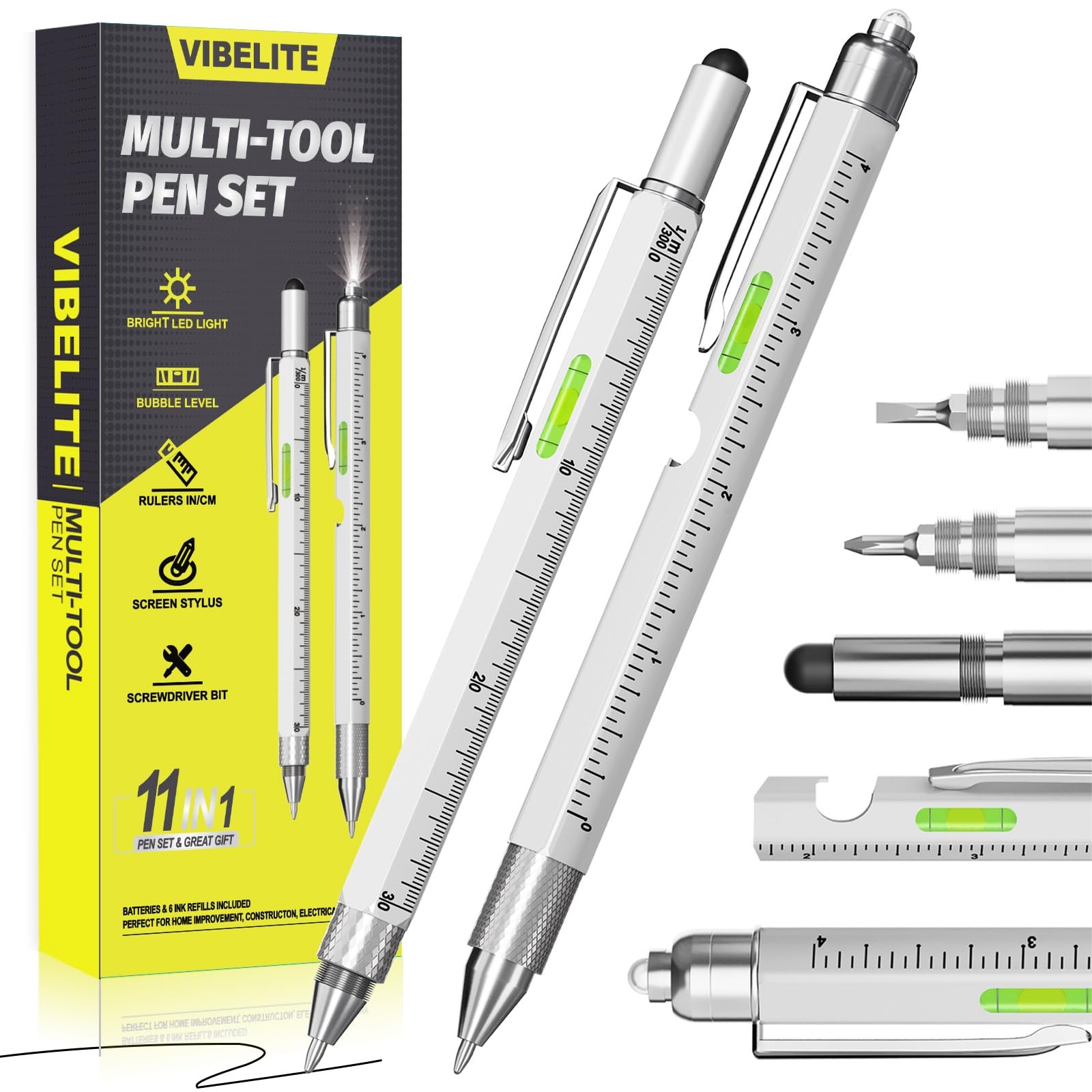 Gifts For Men Dad Him 9 In 1 Multitool Pen Set Gadgets For Men Gifts For Dad Sto