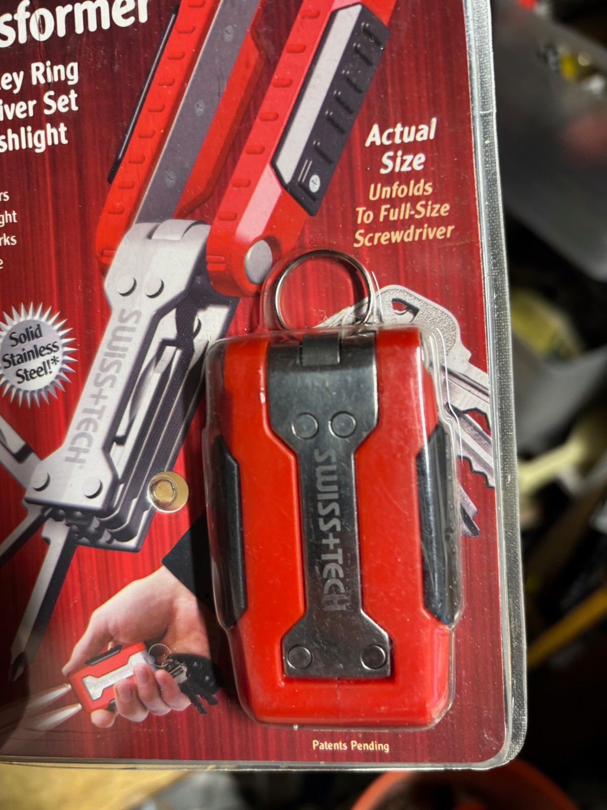 NOS SWISS TECH 11-in-1 Transformer Folding Screwdriver Pocket Knife Multi-Tool