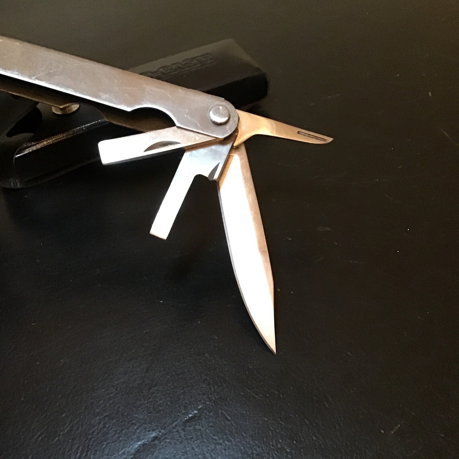 * Pro-Case® Folding Stainless Multi-Tool Knife With Black Case
