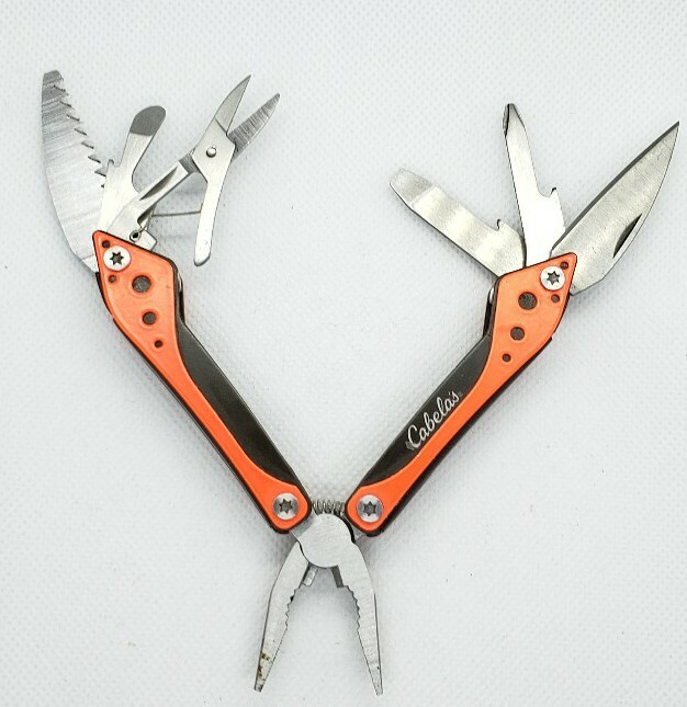 Cabelas Small Multi-Tool /Green, Orange, Purple, Silver, Red, Teal, Black, Pink