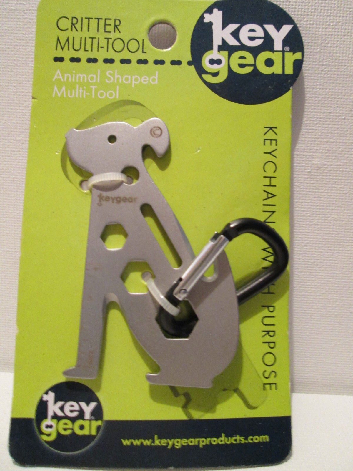 MULTI TOOL DOG SHAPE CARABINER CLIP