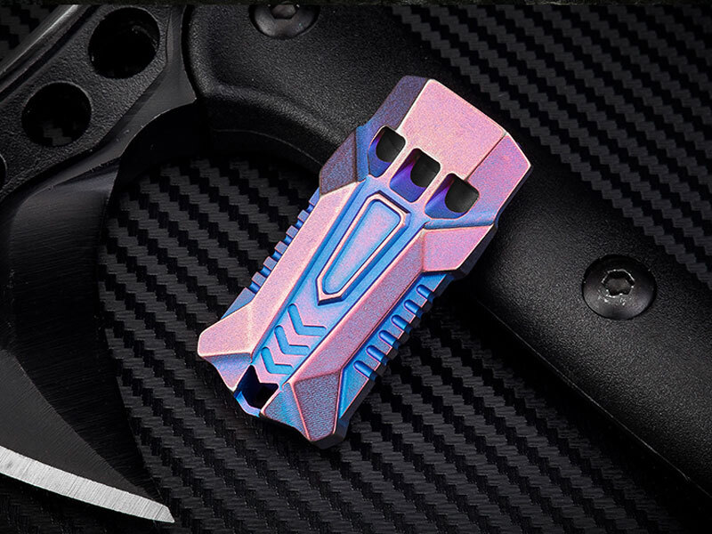 150db Titanium Alloy Flying Division 3 Tube Safety Whistle Outdoor Survival EDC
