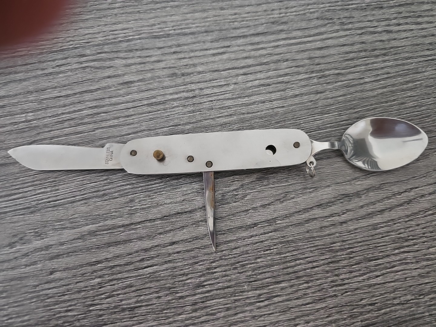 Camping Portable Cutlery Emergency Cutlery Set Folding Knife Fork Spoon Set