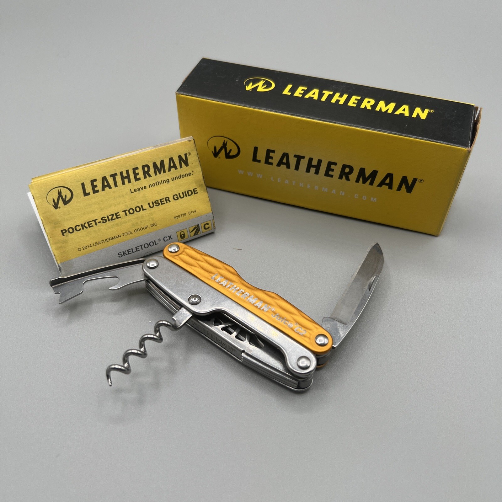 Leatherman Juice C2 831918 Sunrise Yellow Rare Discontinued NIB USA