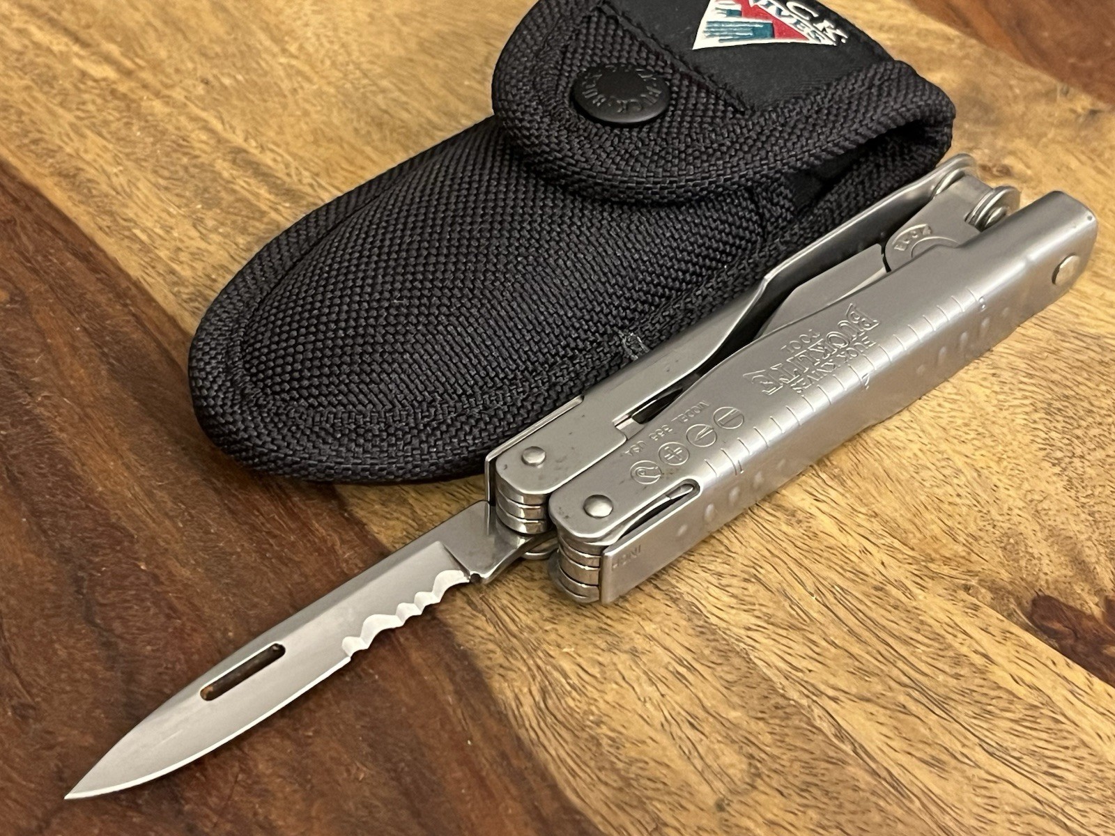 BUCK USA Bucklite Tool 355 Multi Tool New Buck Sheath Super Nice! ~TASKCo￼