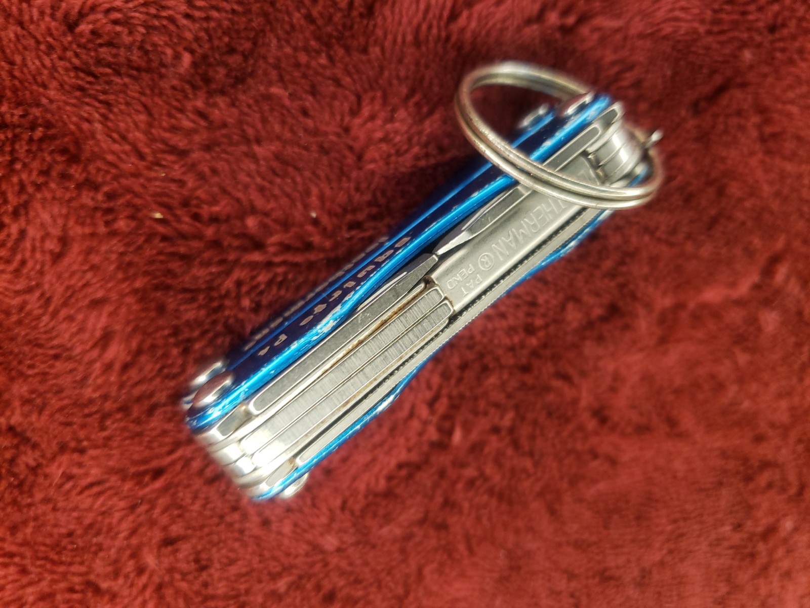 🔪🔪 Leatherman Squirt P4 Multi-Tool Blue Keychain