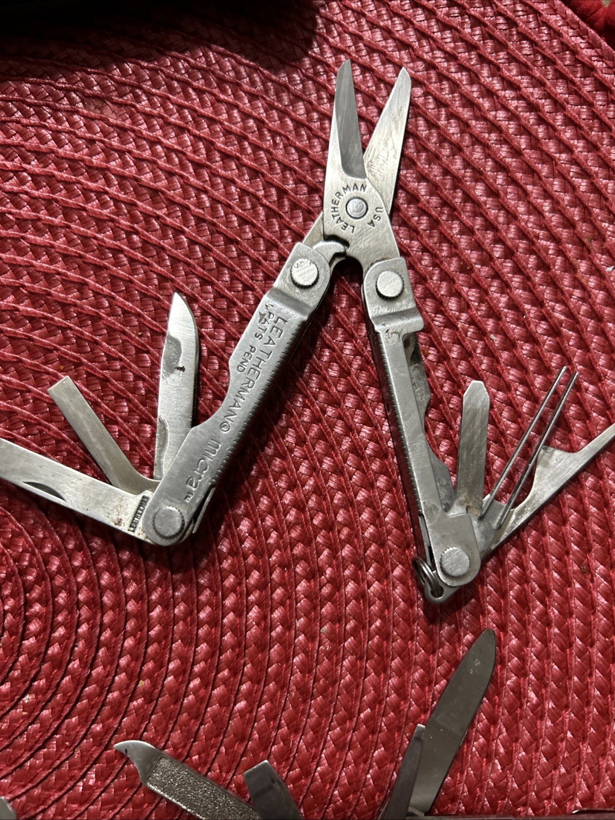 Leatherman Squirt S4 & Micra Bundle – Camillus Anvil Bull shark Lot Of 6