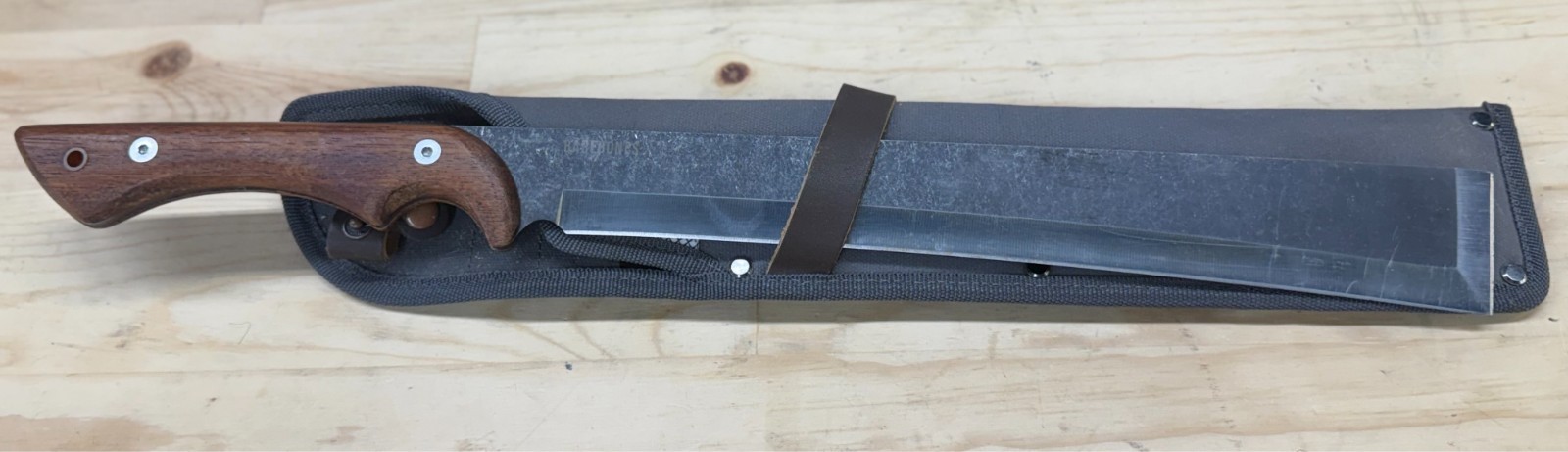 Barebones Outdoor Sports Nata Tool 12.5″ Blade w/ Sheath