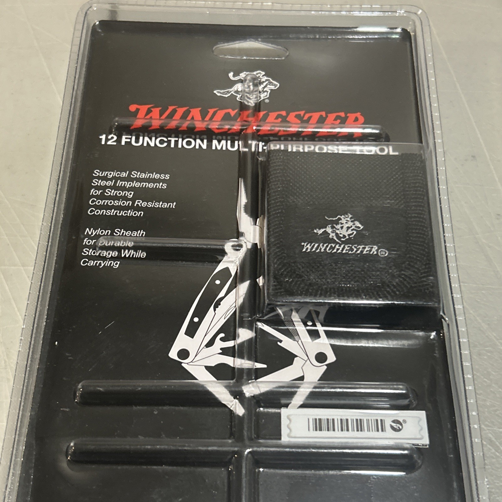 New Winchester 12 Function Multi-tool Pliers with Carrying Case ~ Never Opened