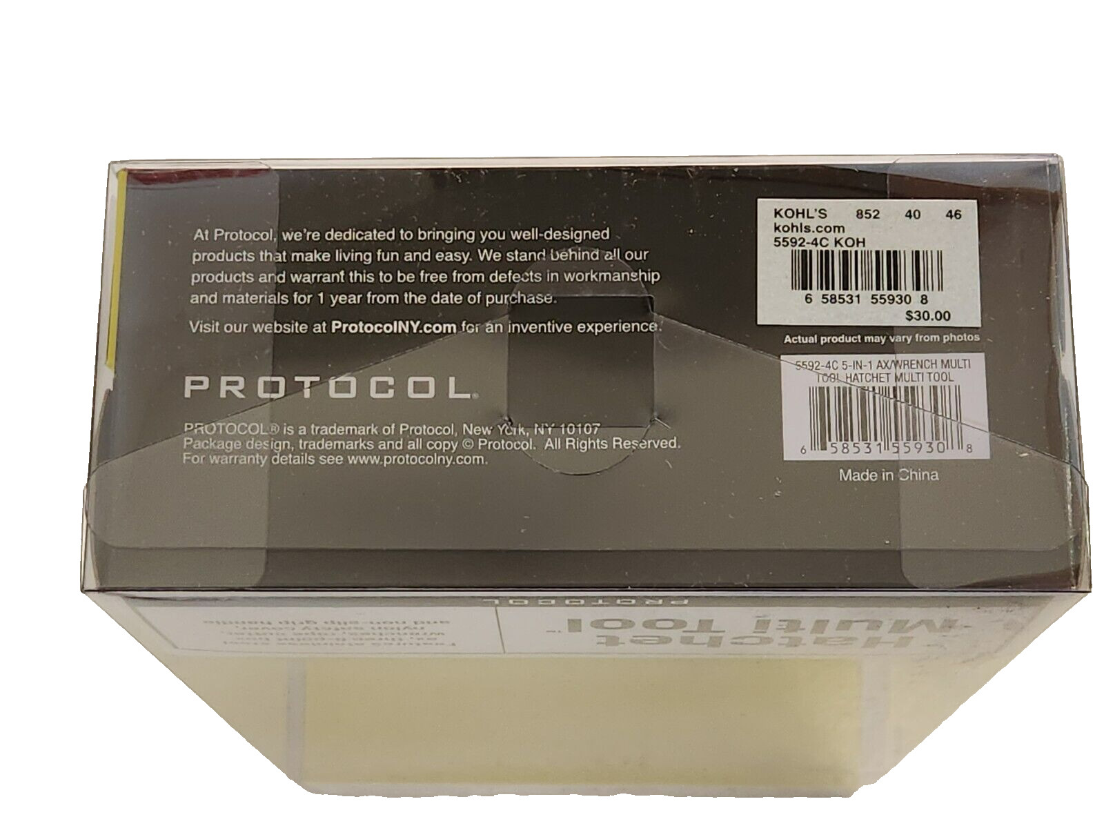 PROTOCOL HATCHET MULTI TOOL STAINLESS STEEL/SHARP