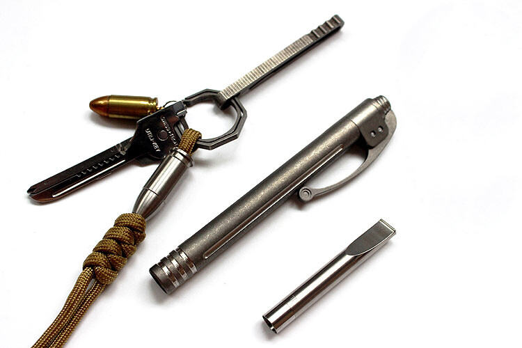 Titanium Alloy Siphon Pen Tactical Signature Pen Office Student Stationery Gifts