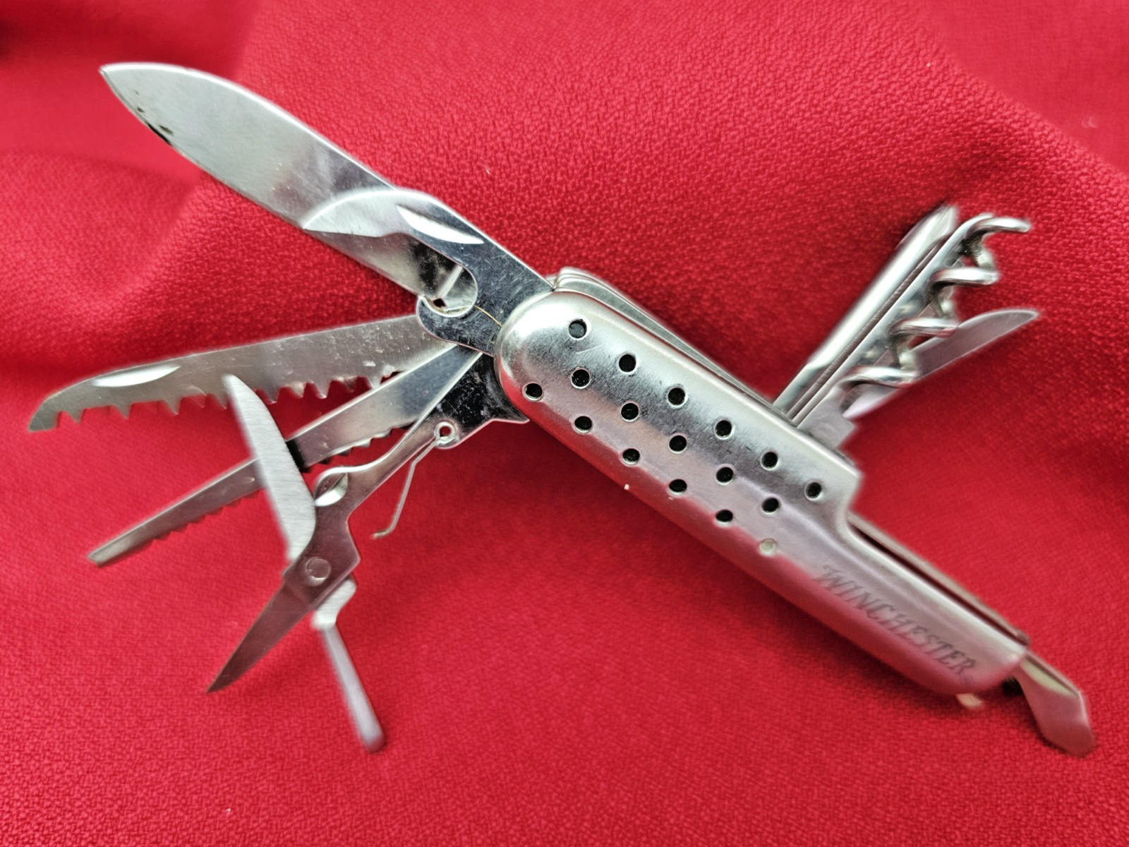 Winchester Brand All-in-One Utility Knife – Camping Fishing Survival Tool