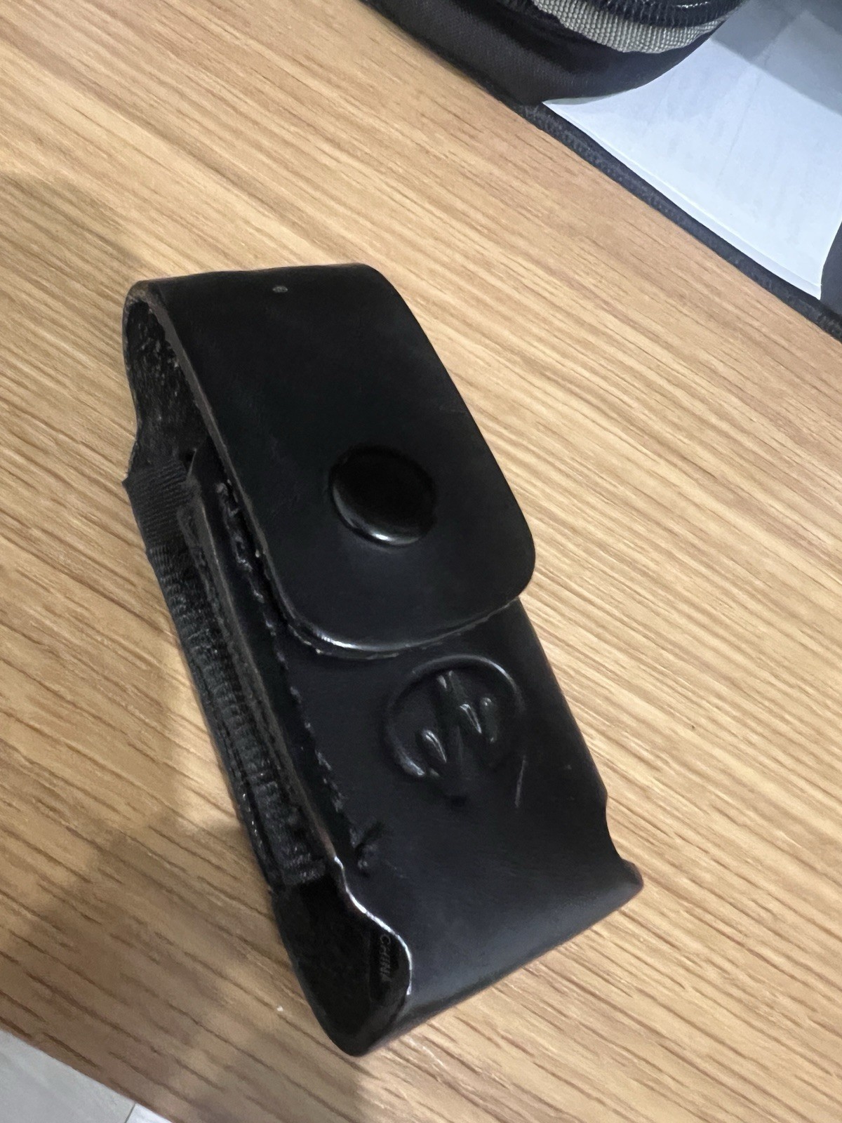 OEM Black Leather Sheath for Leatherman WAVE