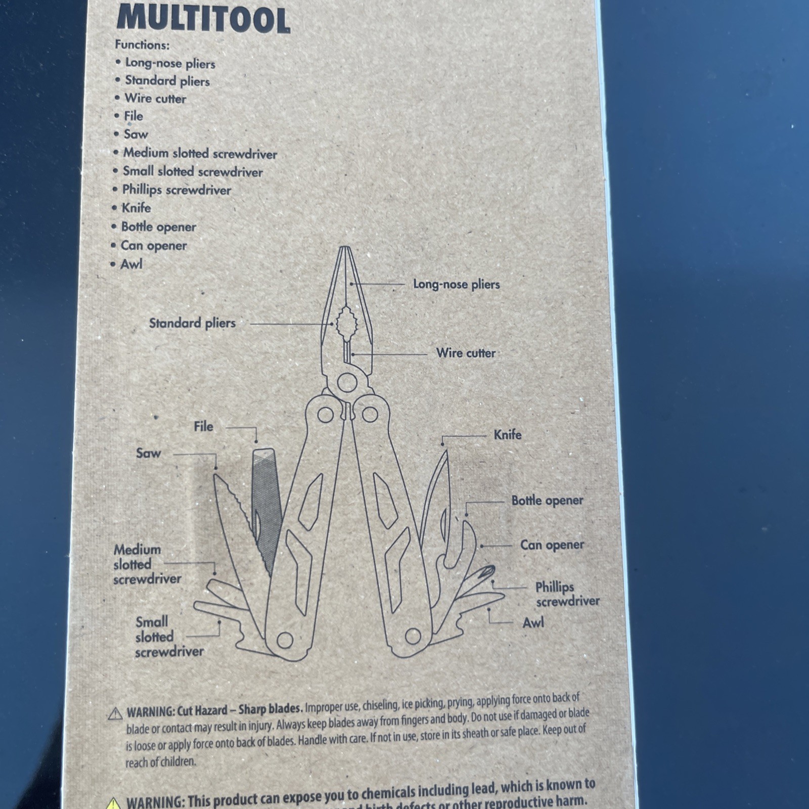 Ozark Trail 12-in-1 Multi-Tool Sheath Included greenHandle New Sealed 6840