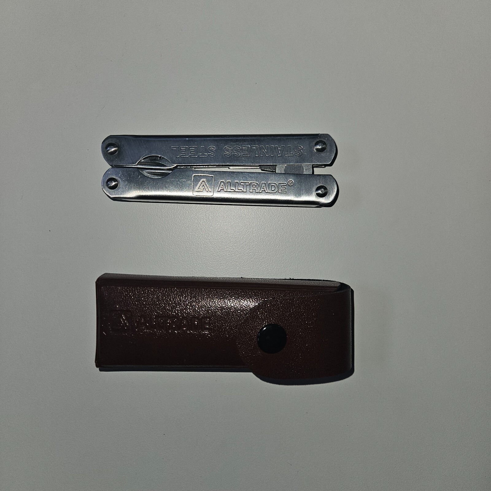 ALLTRADE Multi Tool Pliers Pocket Knife Leather Sheath