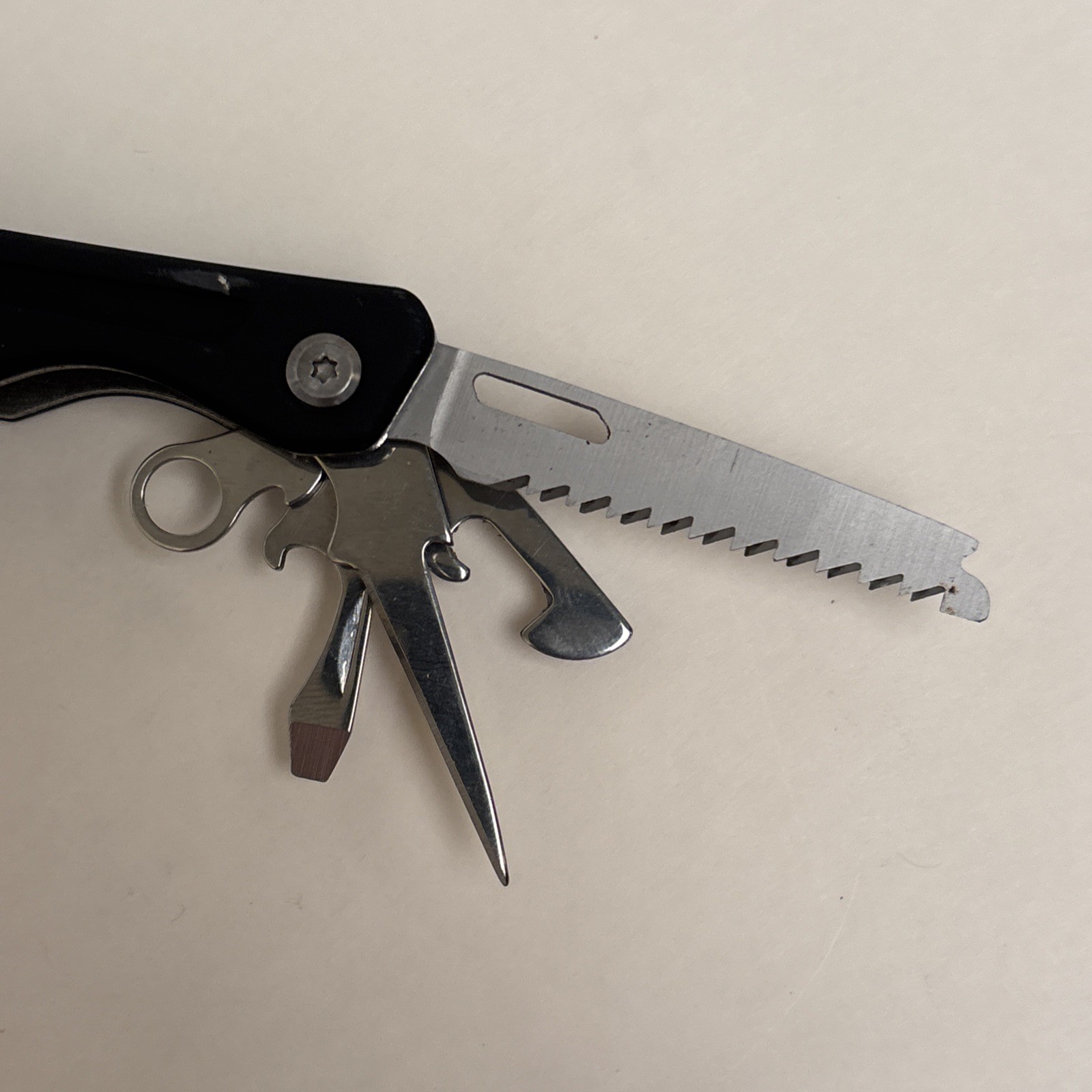 Multi Tool Pliers Ozark Trail Wire Cutter, Saw, Knife Black Survival Hunt Camp