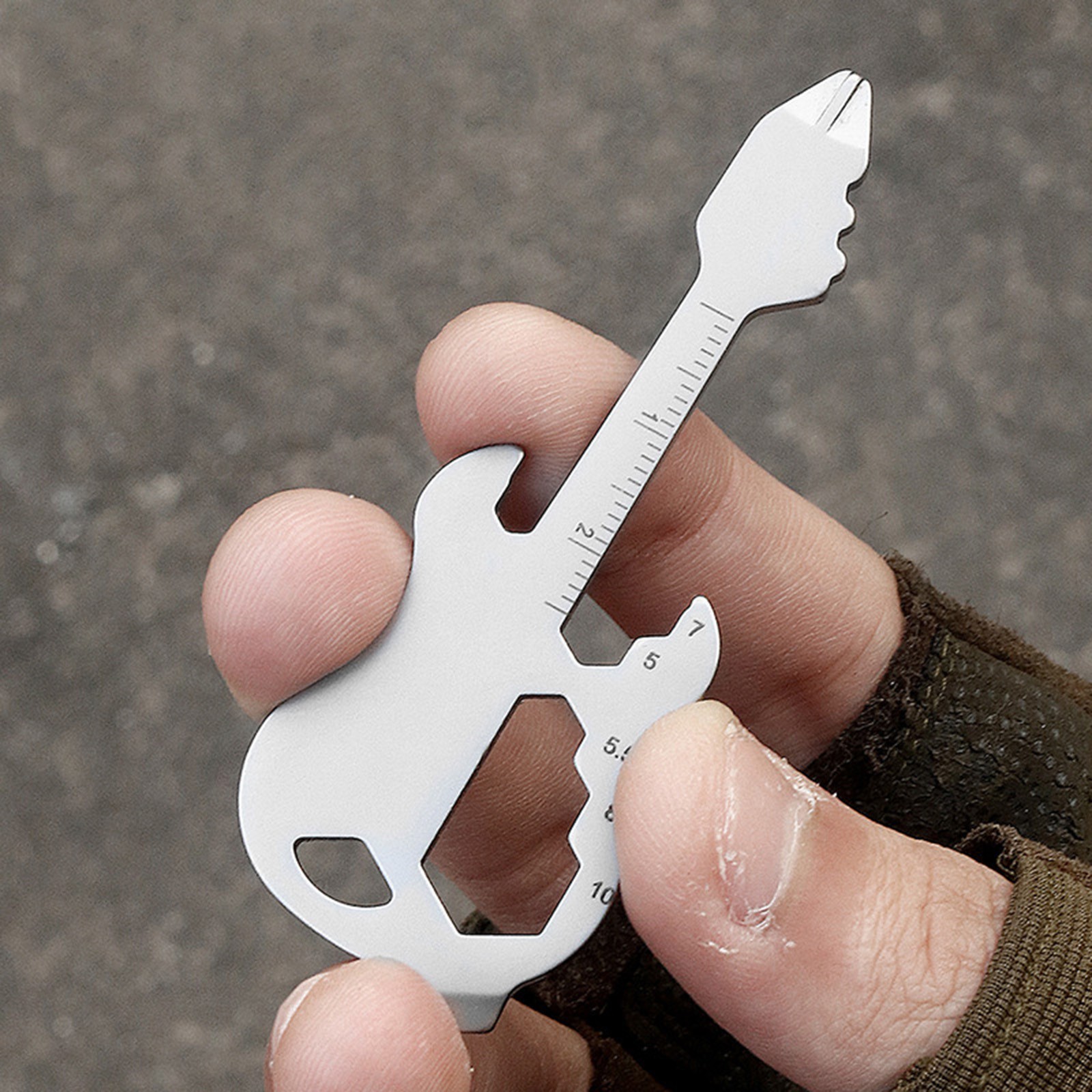 Keychain Stainless Steel 1pc Bike Spoke Key Multifunctional Screwdriver