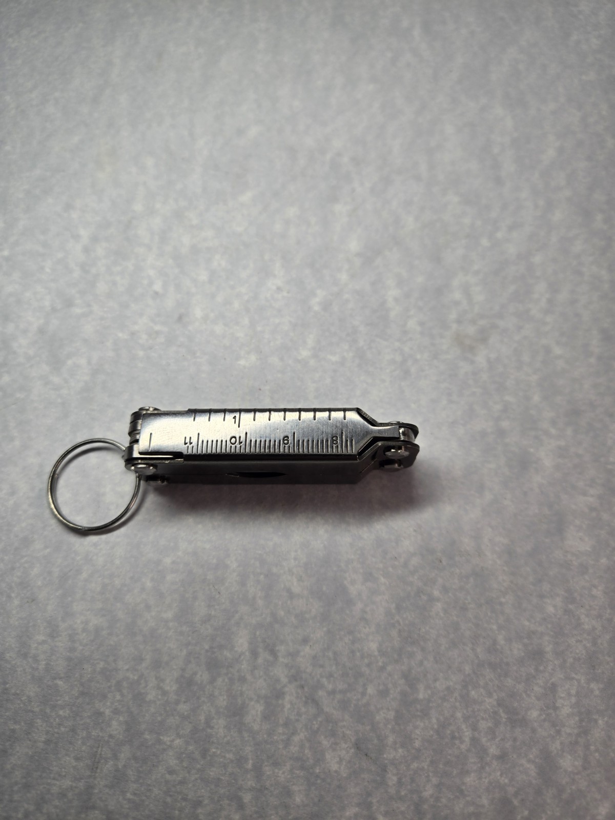 Eddie Bauer Silver Mini Multi-Tool Keychain 8-in-1 4″Open 2.5″Closed