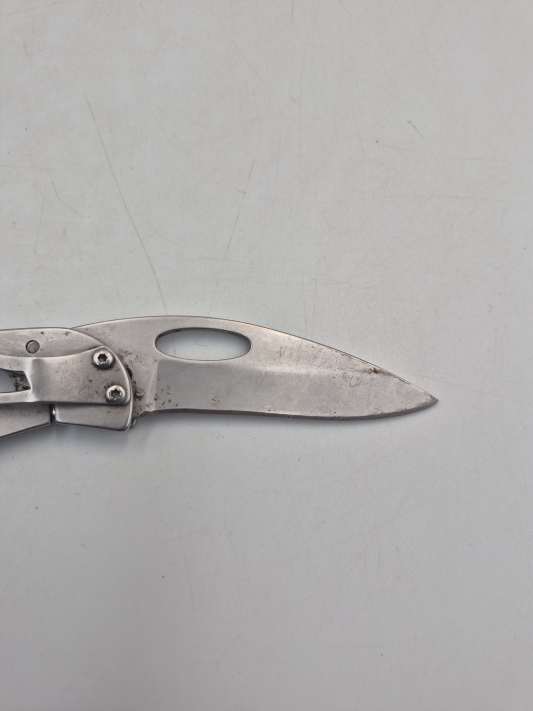 VINTAGE SNAP-ON KEY CHAIN KNIFE 3″ STAINLESS STEEL- Appalachian Trail READ DESC